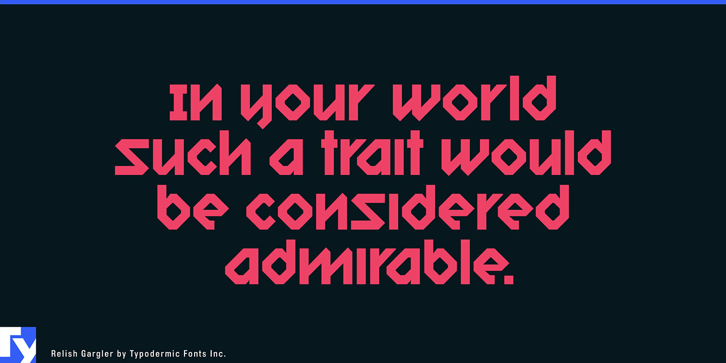 Relish Gargler Font Free Download