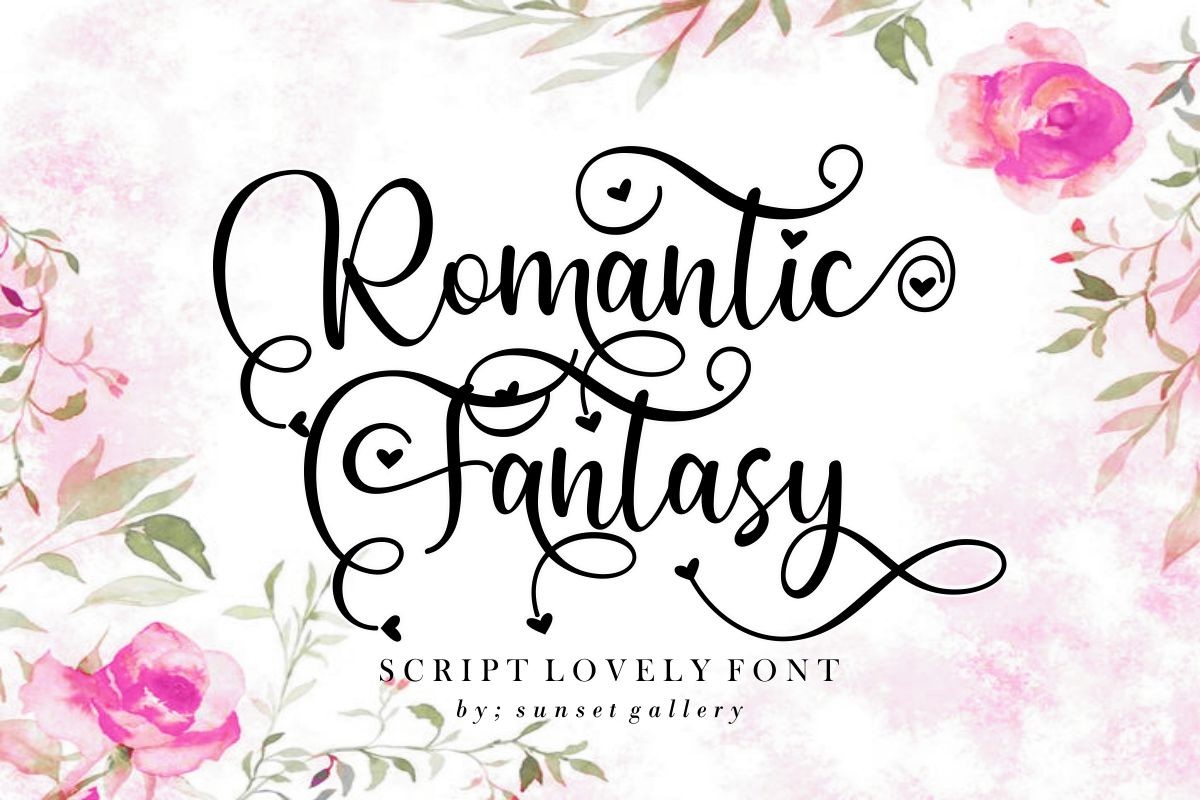 Romantic Fantasy Font