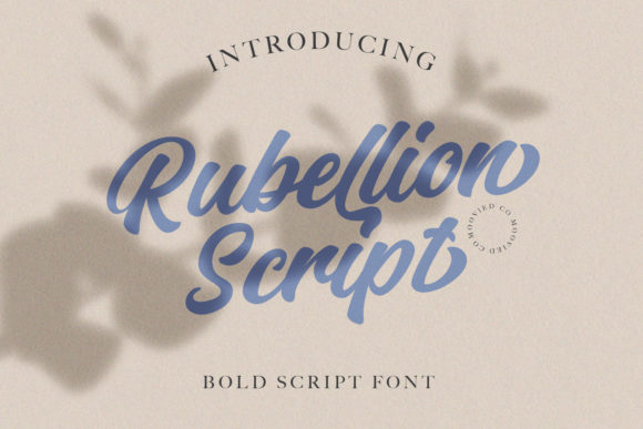Rubellion Script Font