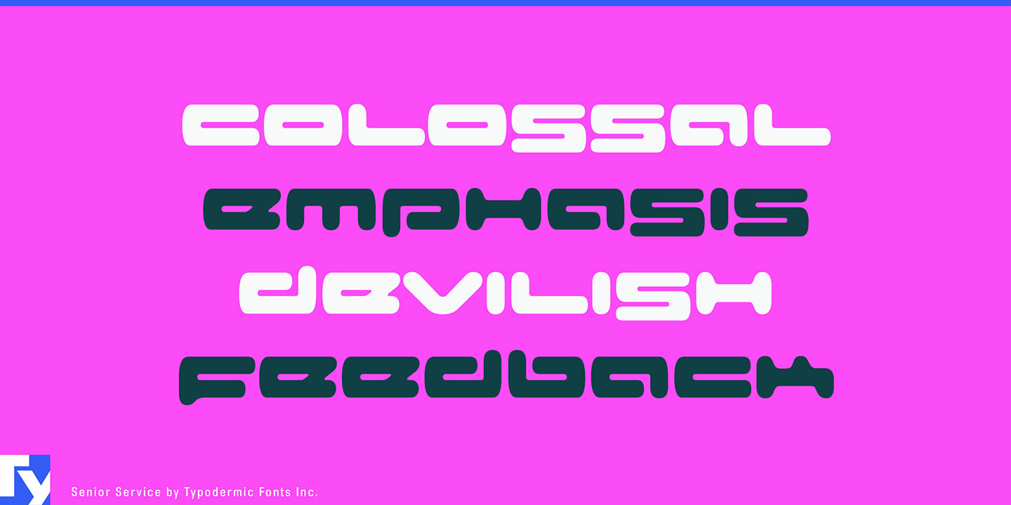 Senior Service Font Download