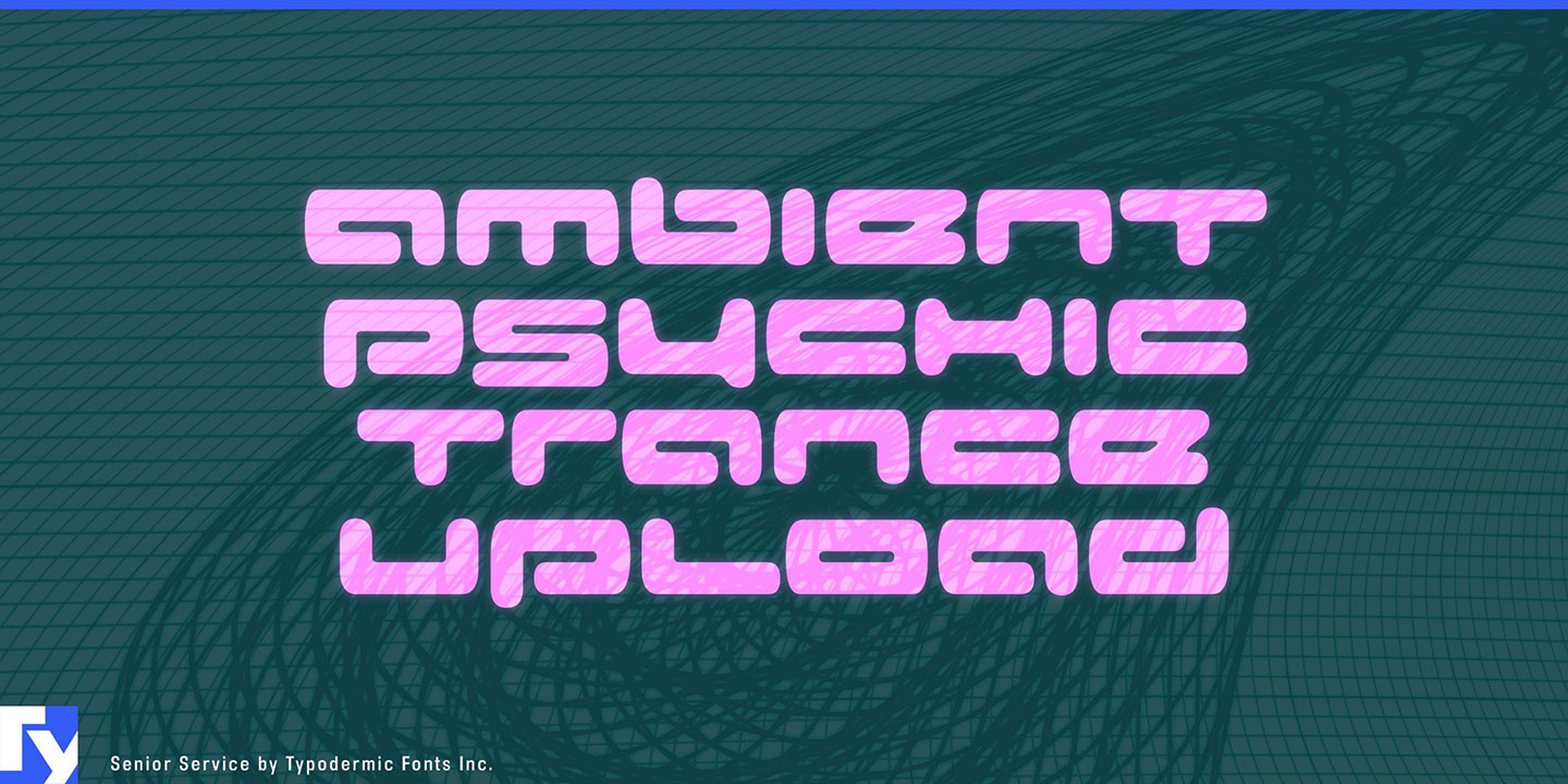 Senior Service Font Free Download