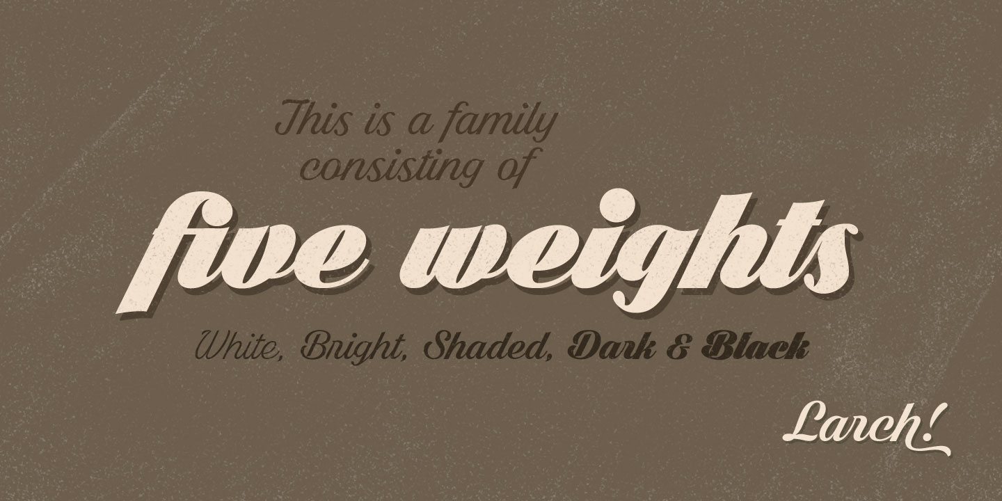 Shaded Larch Font Download