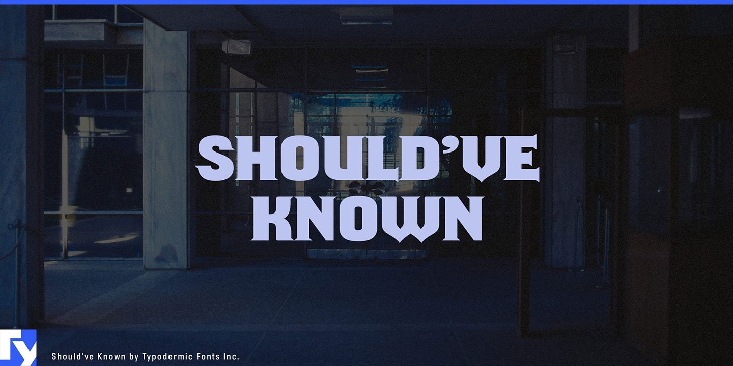 Shouldve Known Font