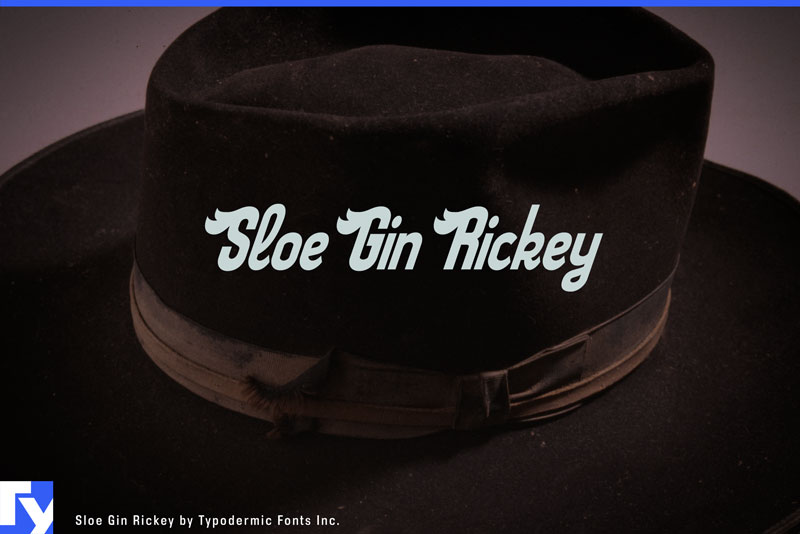 Sloe Gin Rickey Font