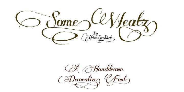 Some Weatz Font