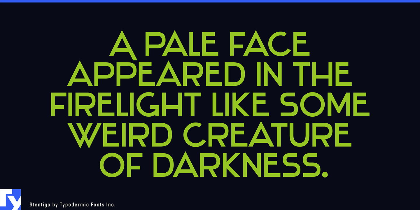 Stentiga Font Free Download