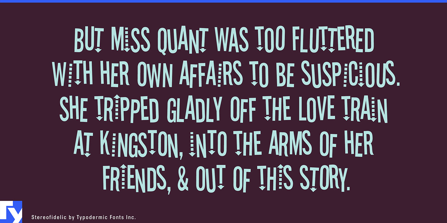 Stereofidelic Font Free Download