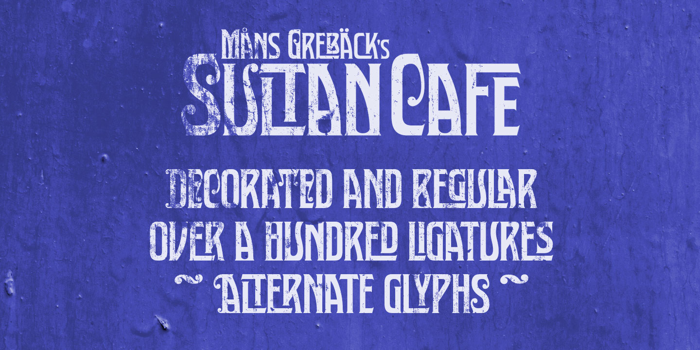 Sultan Cafe Font Download