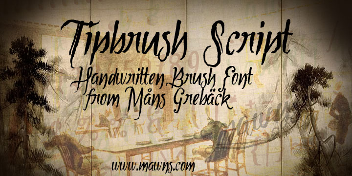 Tipbrush Script Font
