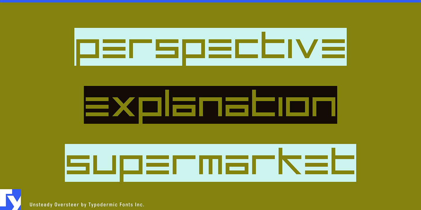 Unsteady Oversteer Font Download