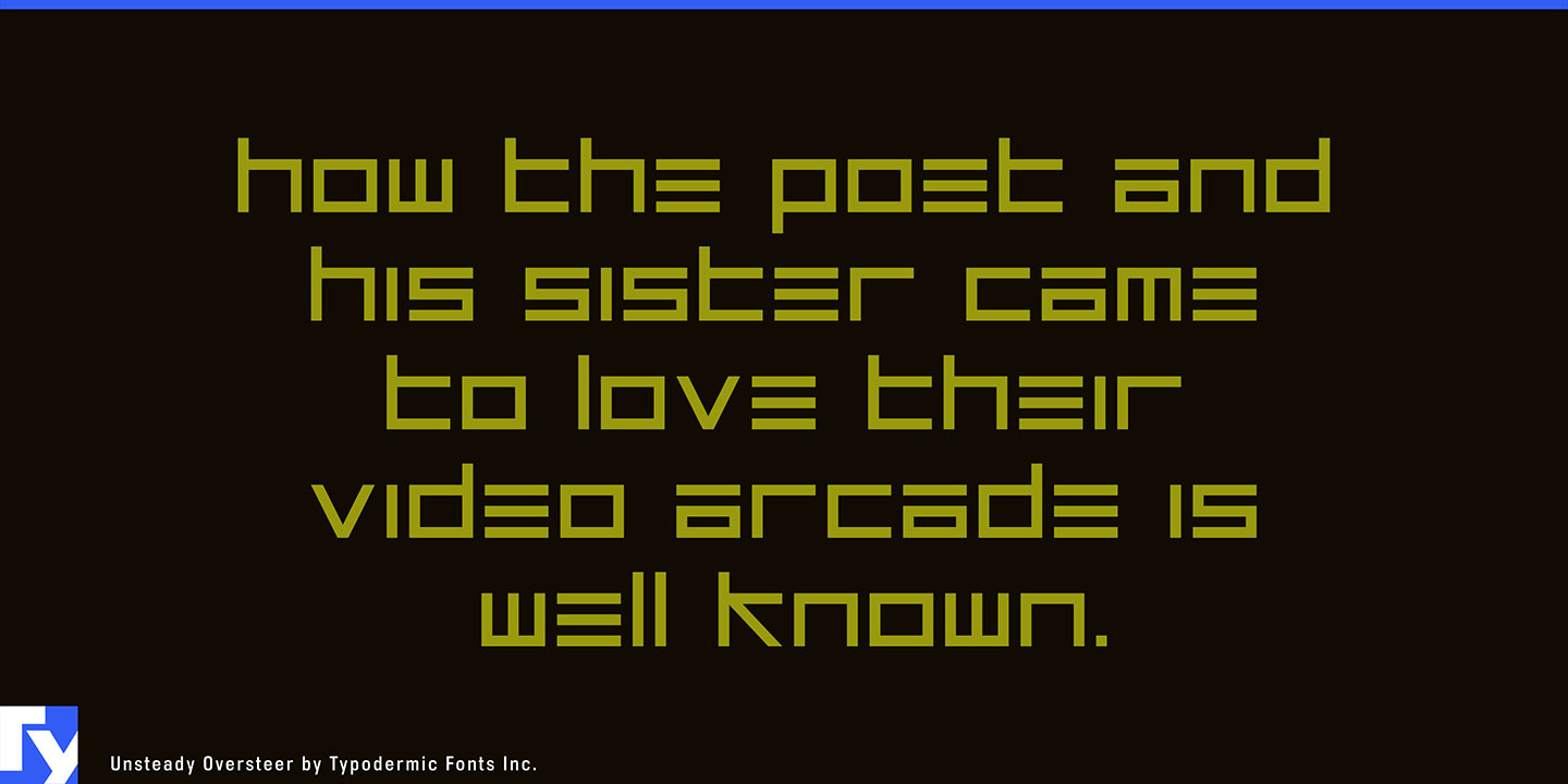 Unsteady Oversteer Font Free Download