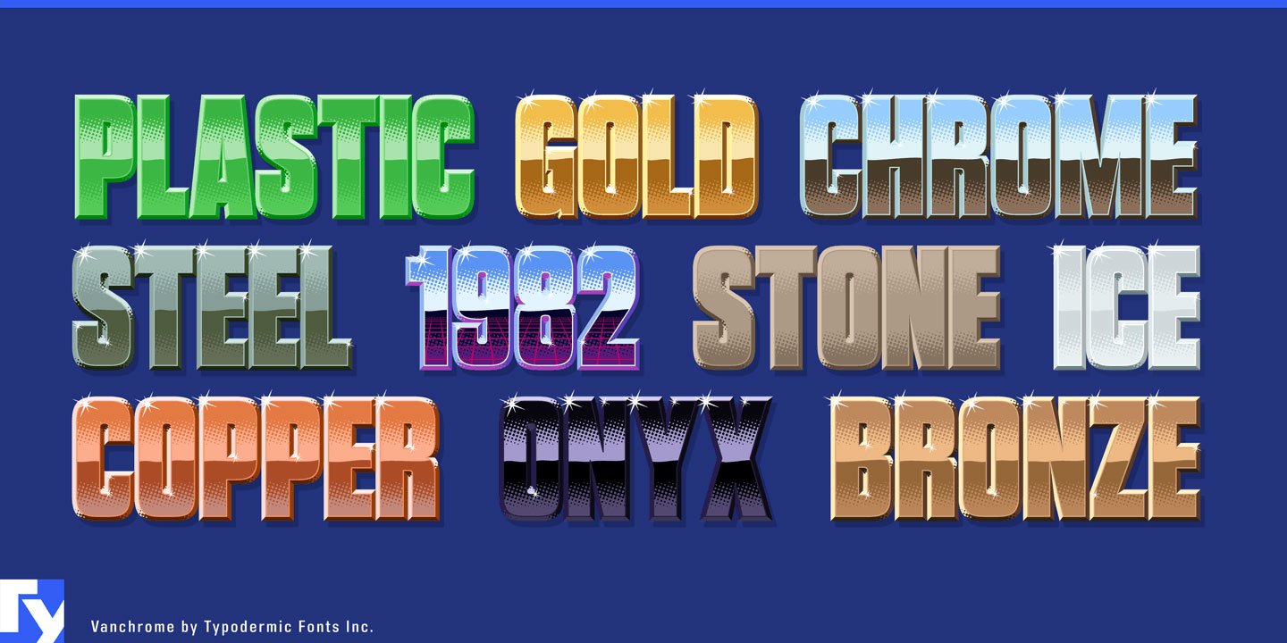 Vanchrome Clear Font Download