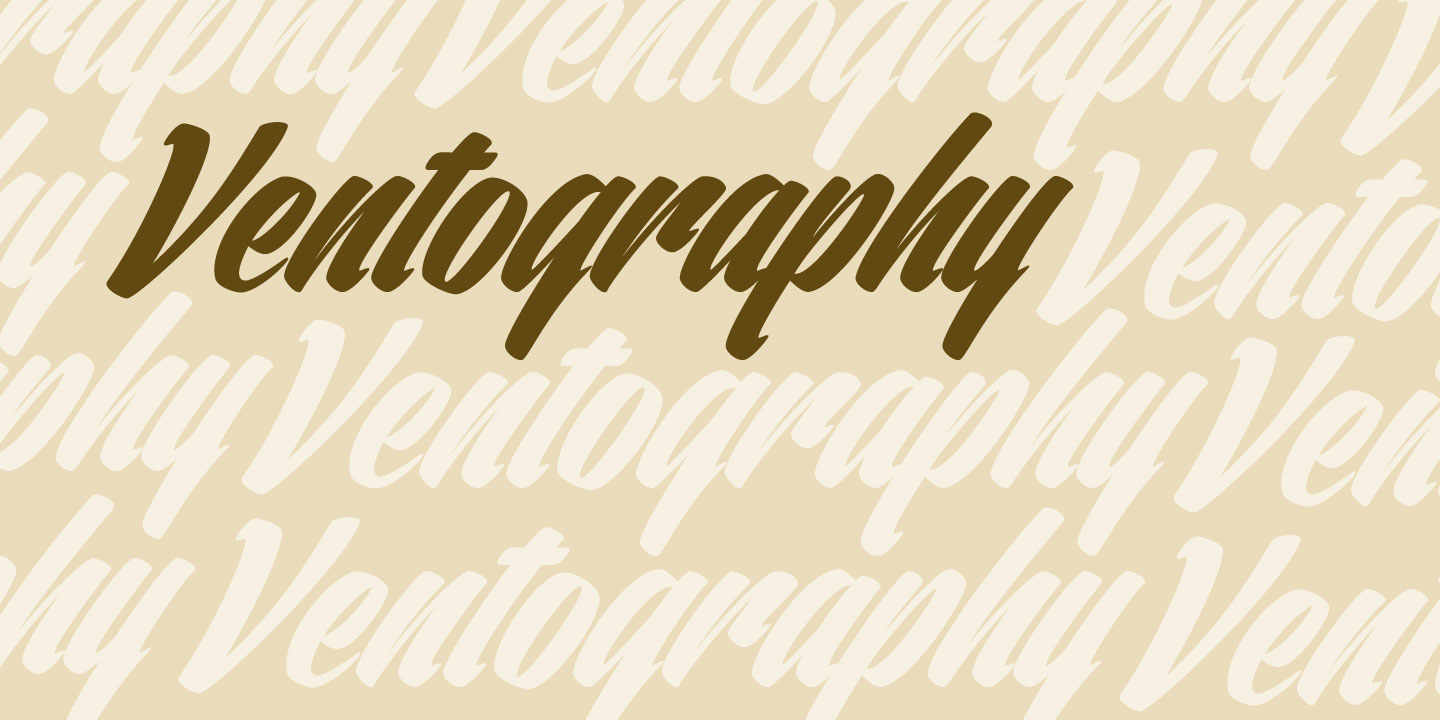 Ventography Font Download