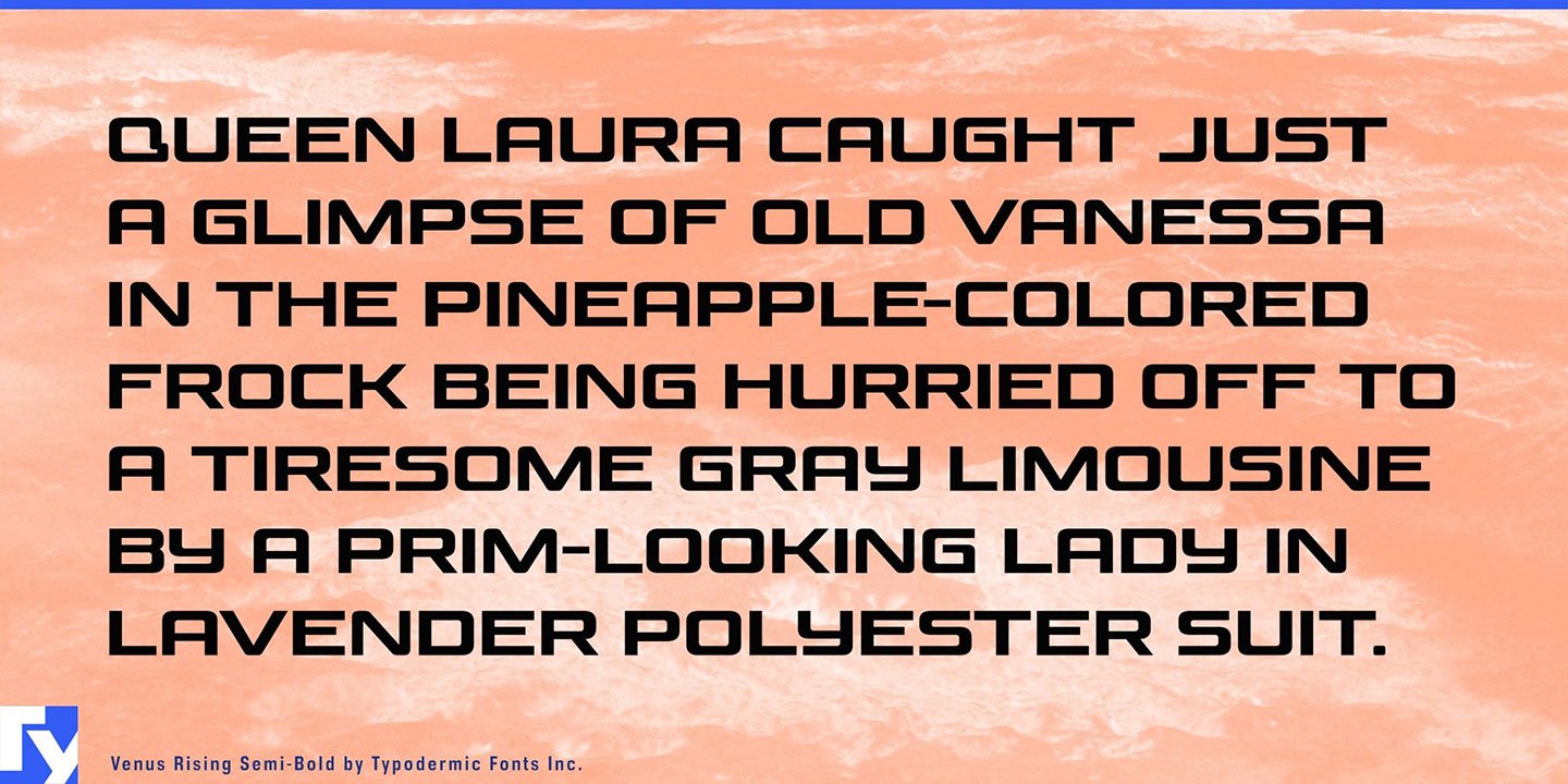 Venus Rising Font Free Download