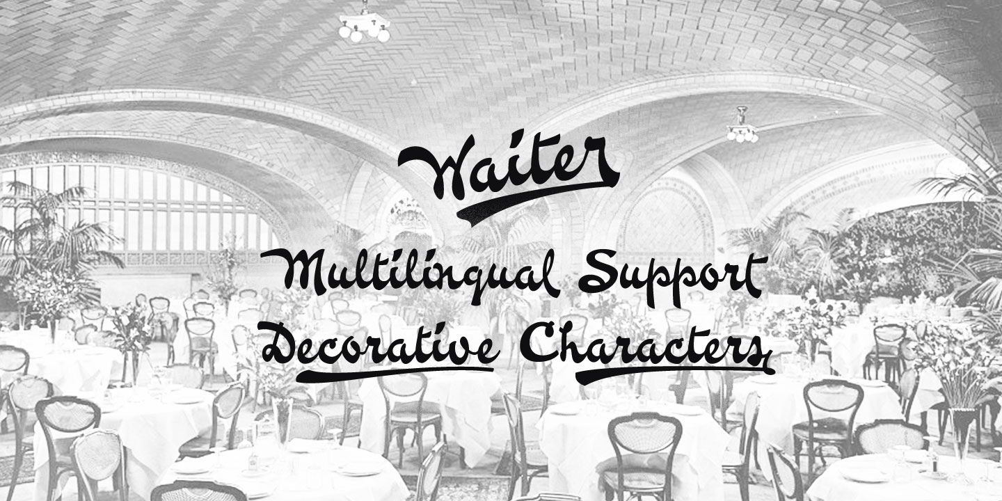 Waiter Font Free Download