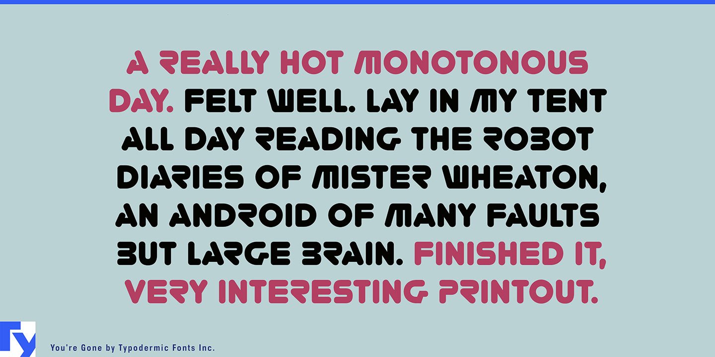 Youre Gone Font Free Download