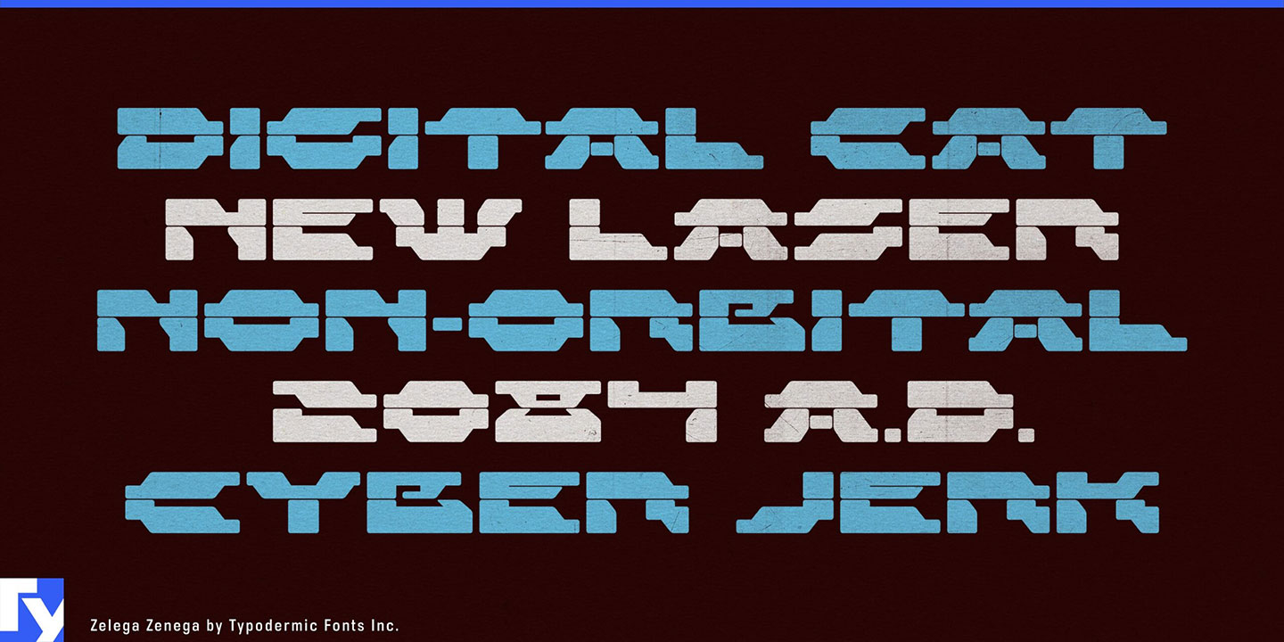 Zelega Zenega Font Download