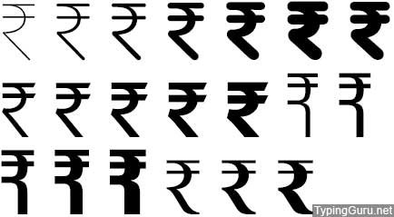 ITF Rupee Hindi Font